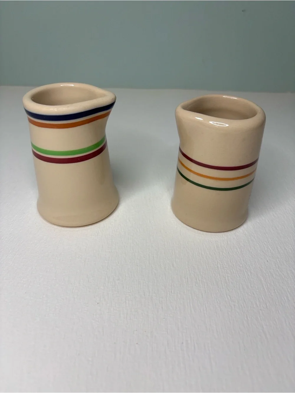 Vintage Restaurant Diner Ware Creamer Set of 2